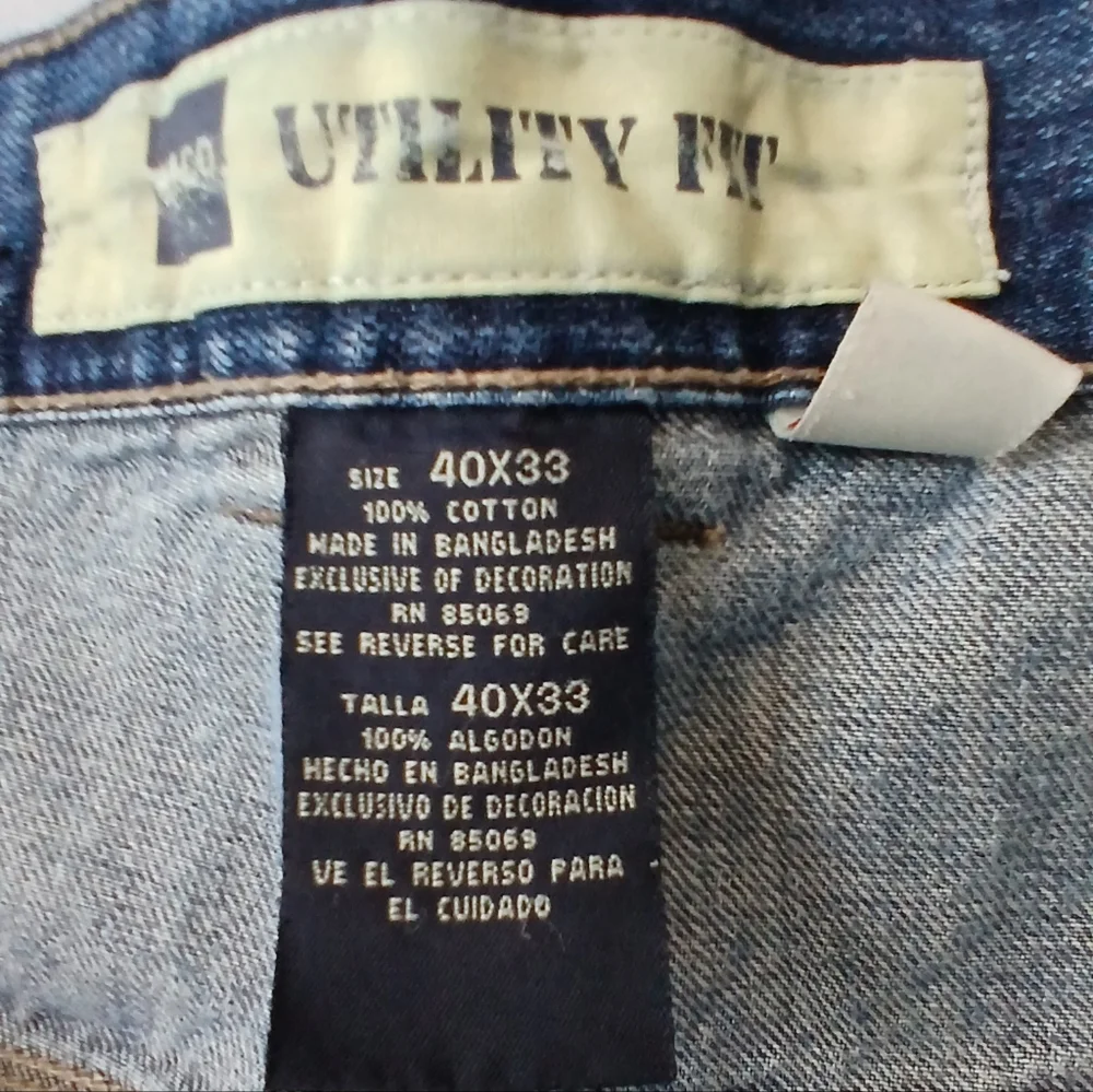 Paco Utility Fit Denim Carpenter Jeans Mens 40×33